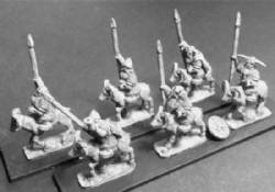 Dwarven Ram Cavalry with Spears and Shields